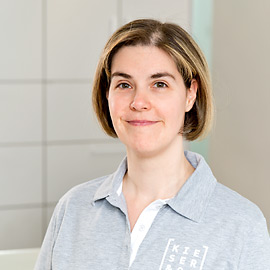 Nadine ist Teil der kieferorthopädischen Assistenz der Praxis Dr. Kieser & Co in Wuppertal