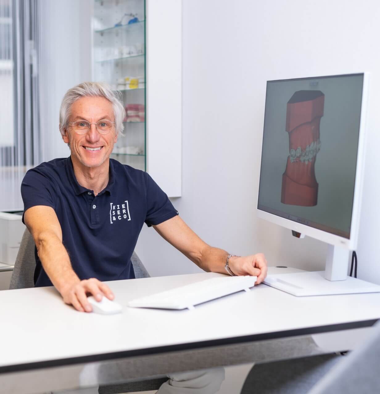 Planbesprechung in der Kieferorthopädie