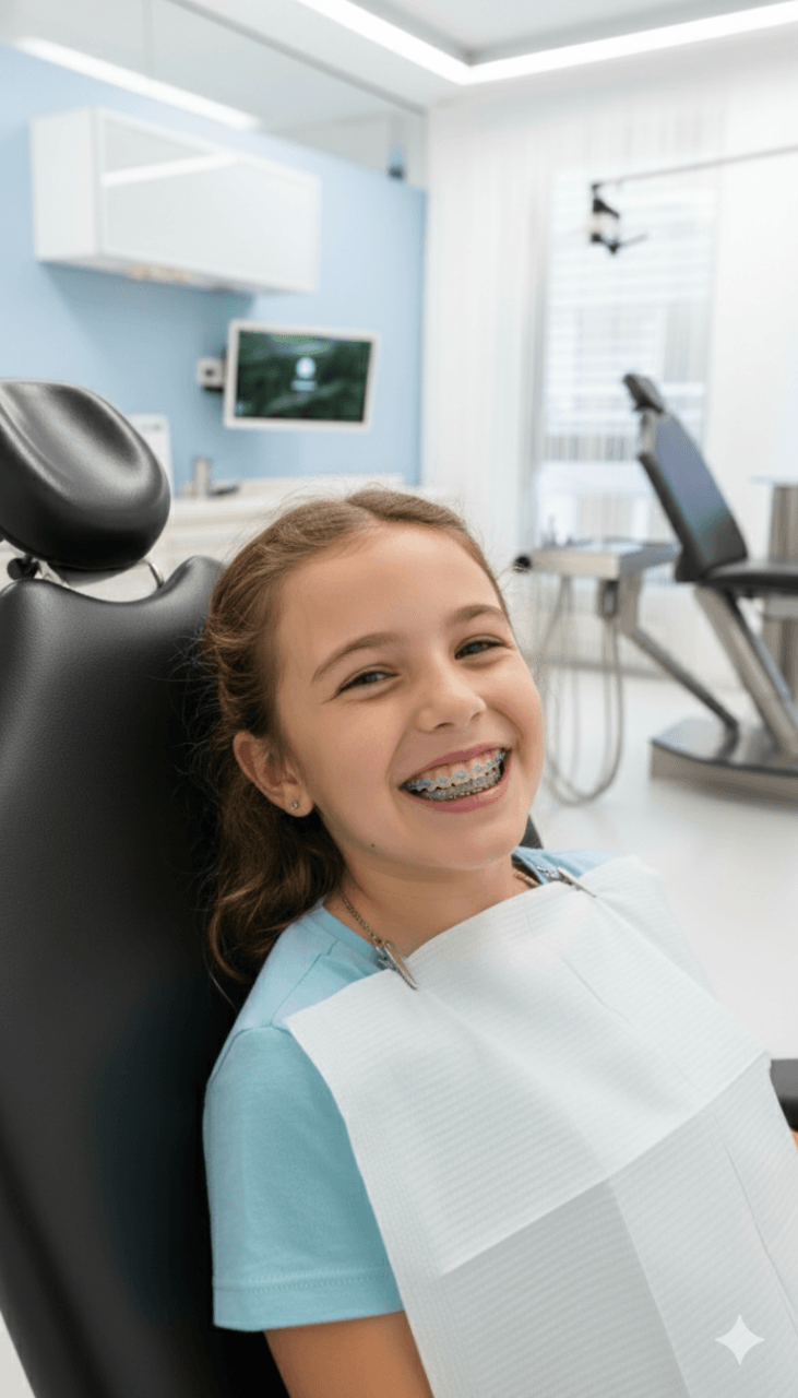 Aktive kieferorthopädische Behandlung