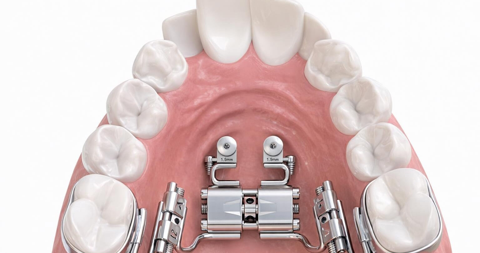 Moderne Verankerung mit Mini-Implantaten